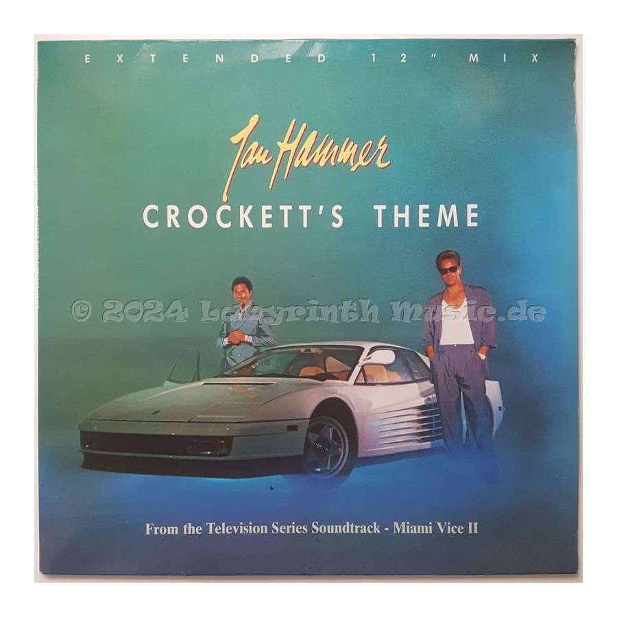 Jan Hammer - Crockett's Theme • 12" Vinyl Maxi • NM - Labyrinth Music