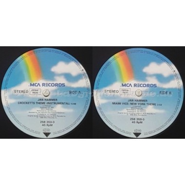 Jan Hammer - Crockett's Theme • 12" Vinyl Maxi • NM - Labyrinth Music