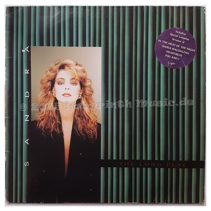 Sandra - The Long Play • 12" Vinyl LP - Labyrinth Music