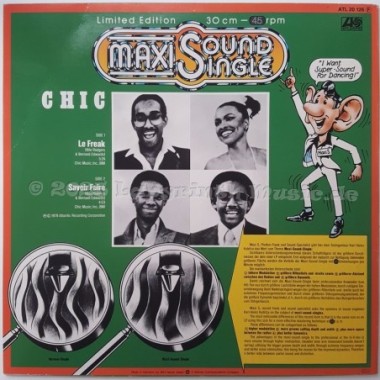 Chic - Le Freak • 12" Maxi • Orange Vinyl • MINT - Labyrinth Music