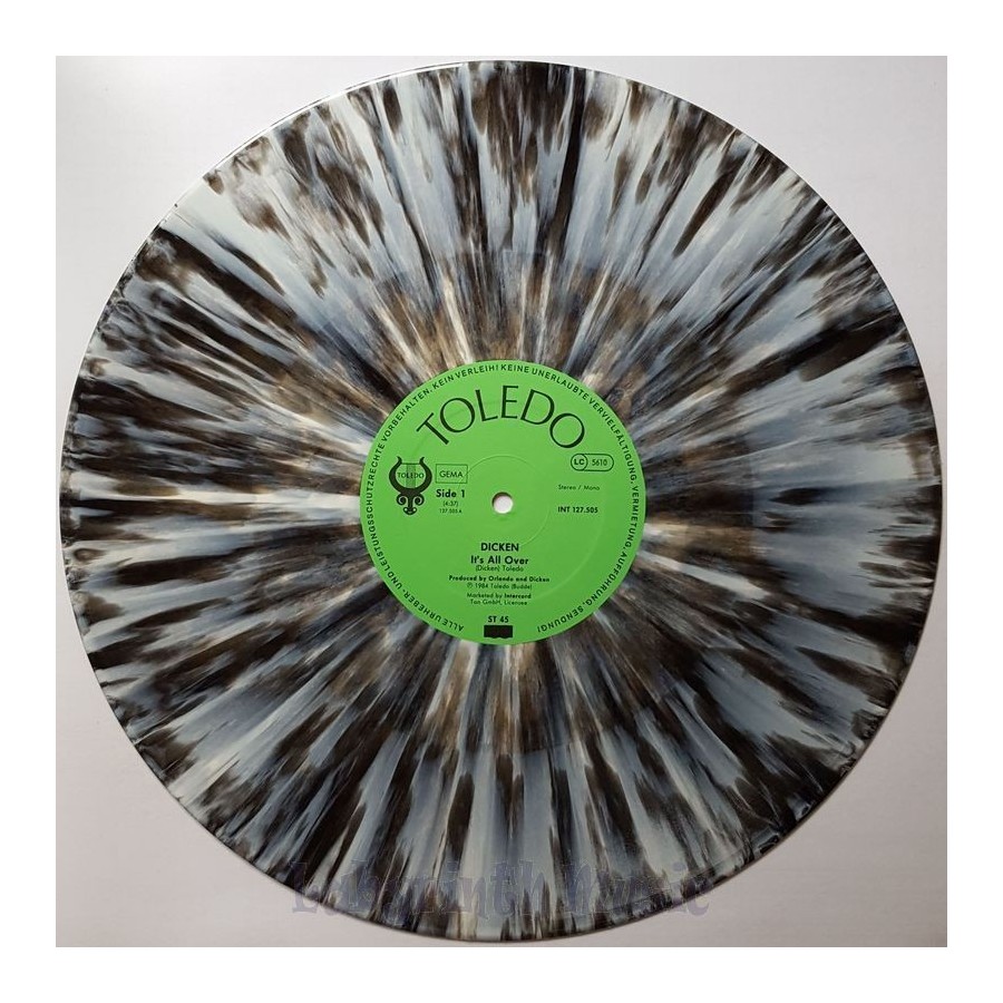 Dicken - It's All Over • 12" Vinyl Maxi • EX - Labyrinth Music