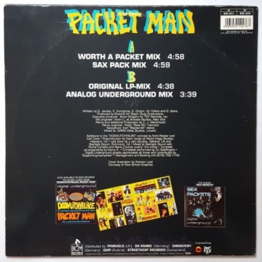 Digital Underground - Packet Man • 12" Vinyl Maxi • EX - Labyrinth Music