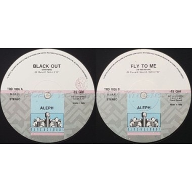 Aleph - Black Out • 12" Vinyl Maxi • EX - Labyrinth Music
