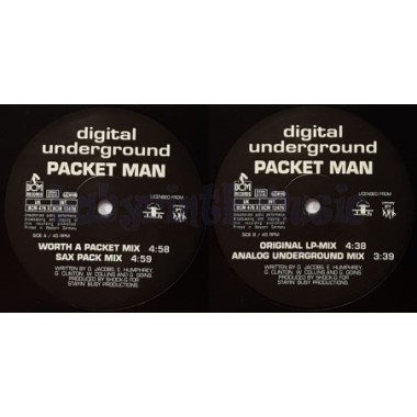 Digital Underground - Packet Man • 12" Vinyl Maxi • EX - Labyrinth Music