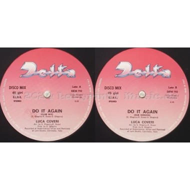 Luca Coveri - Do It Again • 12" Vinyl Maxi • NM - Labyrinth Music