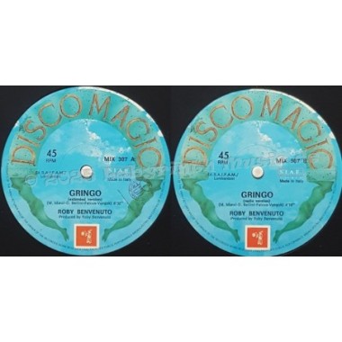 Roby Benvenuto - Gringo • 12" Vinyl Maxi • NM - Labyrinth Music