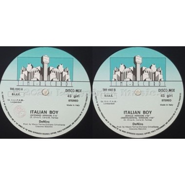De Niro - Italian Boy • 12" Vinyl Maxi • NM - Labyrinth Music