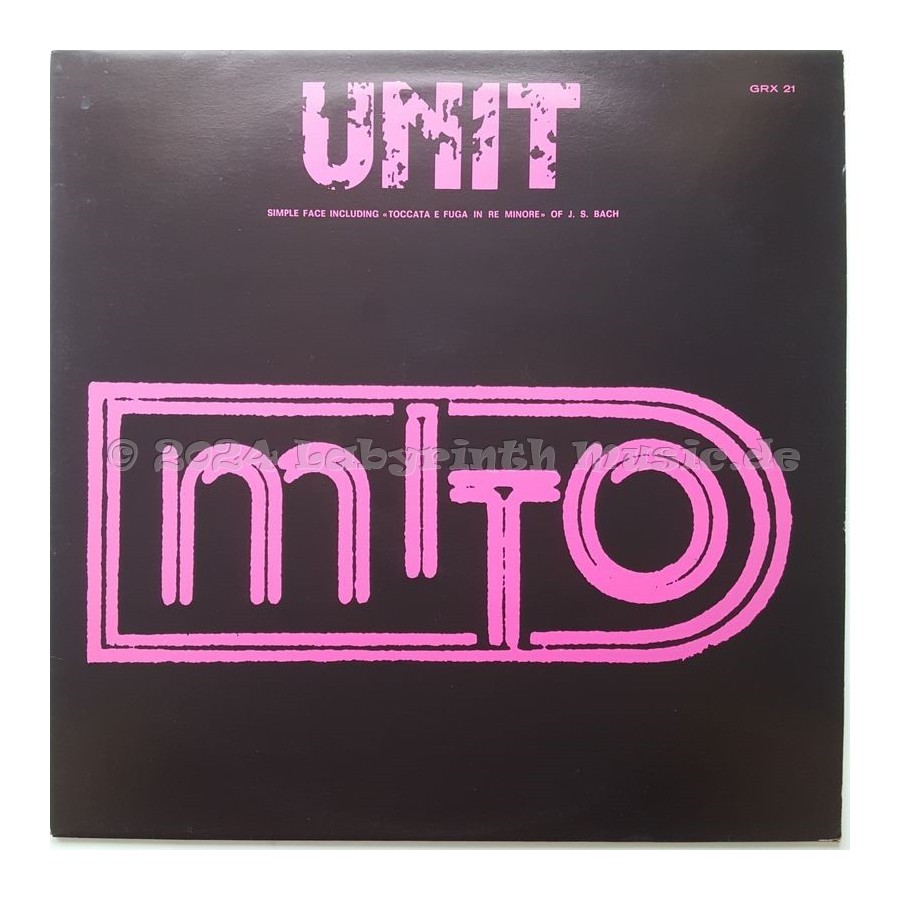 Mito - Unit • 12" Vinyl Maxi • EX - Labyrinth Music