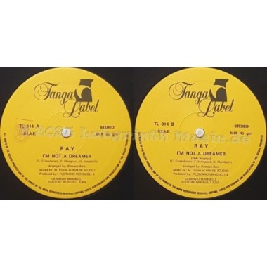 Ray - I'm Not A Dreamer • 12" Vinyl Maxi • NM - Labyrinth Music