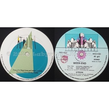 Atrium - Week-End • 12" Vinyl Maxi - Labyrinth Music