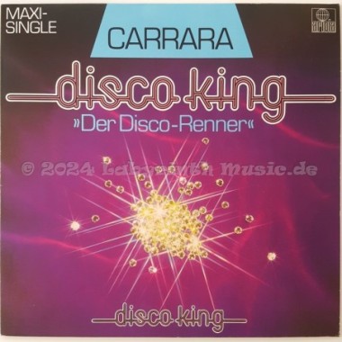 Carrara - Disco King • 12" Vinyl Maxi • NM - Labyrinth Music