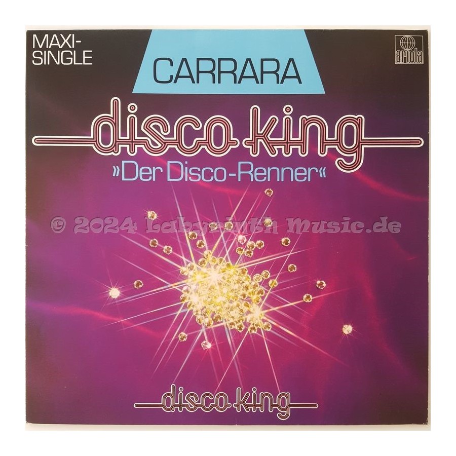 Carrara - Disco King • 12" Vinyl Maxi • NM - Labyrinth Music
