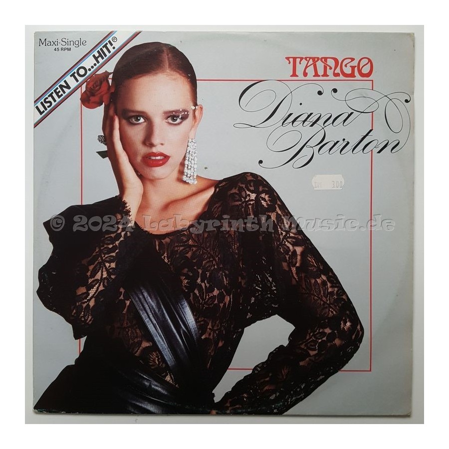 Diana Barton - Tango • 12" Vinyl Maxi - Labyrinth Music