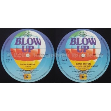 Diana Barton - Tango • 12" Vinyl Maxi - Labyrinth Music