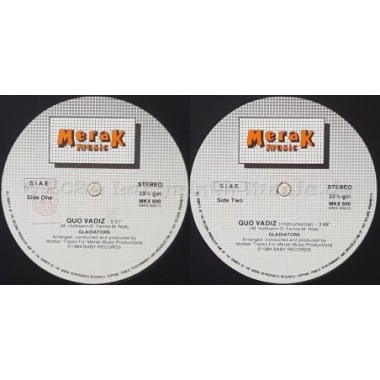 Gladiators - Quo Vadiz • 12" Vinyl Maxi • NM - Labyrinth Music