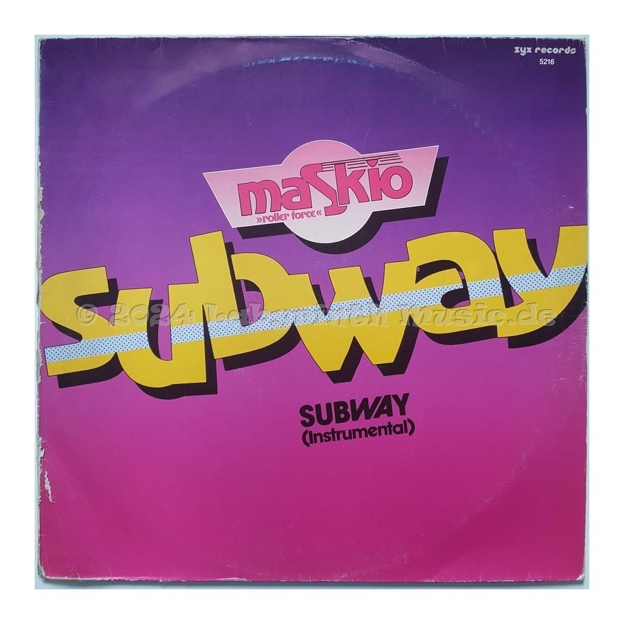 Maskio • Roller Force - Subway • 12" Vinyl Maxi - Labyrinth Music