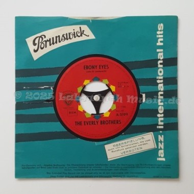 Everly Brothers - Ebony Eyes • Walk Right Back • 7" Vinyl - Labyrinth Music