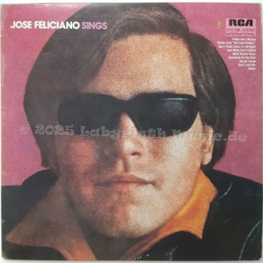 José Feliciano - Sings • 12" Vinyl LP • EX - Labyrinth Music