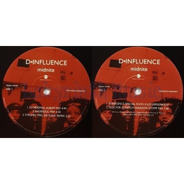 D-Influence - Midnite • 12" Vinyl Maxi • EX - Labyrinth Music