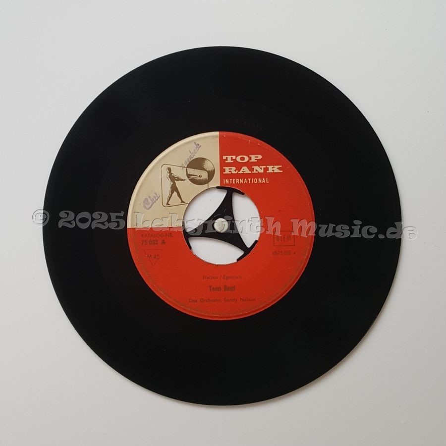 Orchester Sandy Nelson - Teen Beat • Big Jump • 7" Vinyl - Labyrinth Music