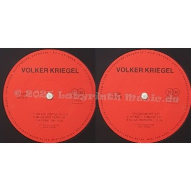 Volker Kriegel • Mild Maniac Orchestra - Volker Kriegel & Mild Maniac Orchestra • 12" Vinyl LP • EX - Labyrinth Music