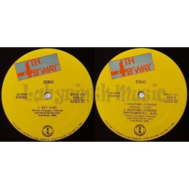 Dino - 24/7 • 12" Vinyl Maxi • MINT - Labyrinth Music