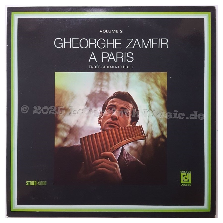 Gheorghe Zamfir - Gheorghe Zamfir A Paris • Volume 2 • 12" Vinyl LP • EX - Labyrinth Music