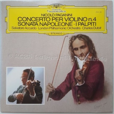 Nicolò Paganini - Concerto Per Violino N. 4 • Sonata Napoleone • I Palpiti • 12" Vinyl LP • NM - Labyrinth Music