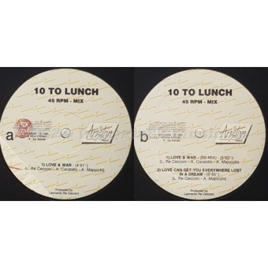 10 To Lunch - Love & War • 12" Vinyl Maxi • EX - Labyrinth Music