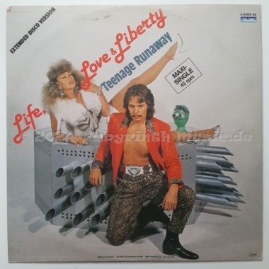 Life, Love & Liberty - Teenage Runaway • 12" Vinyl Maxi • EX - Labyrinth Music