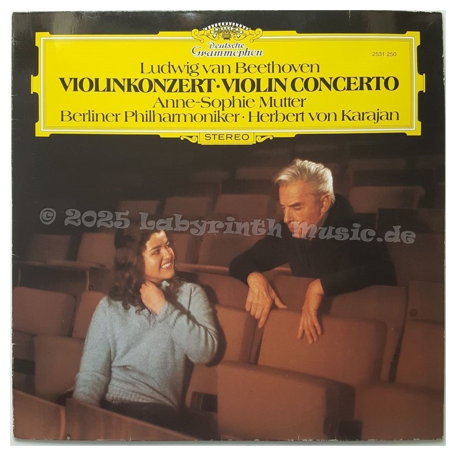 Ludwig Van Beethoven - Violinkonzert • Violin Concerto • 12" Vinyl LP • EX - Labyrinth Music