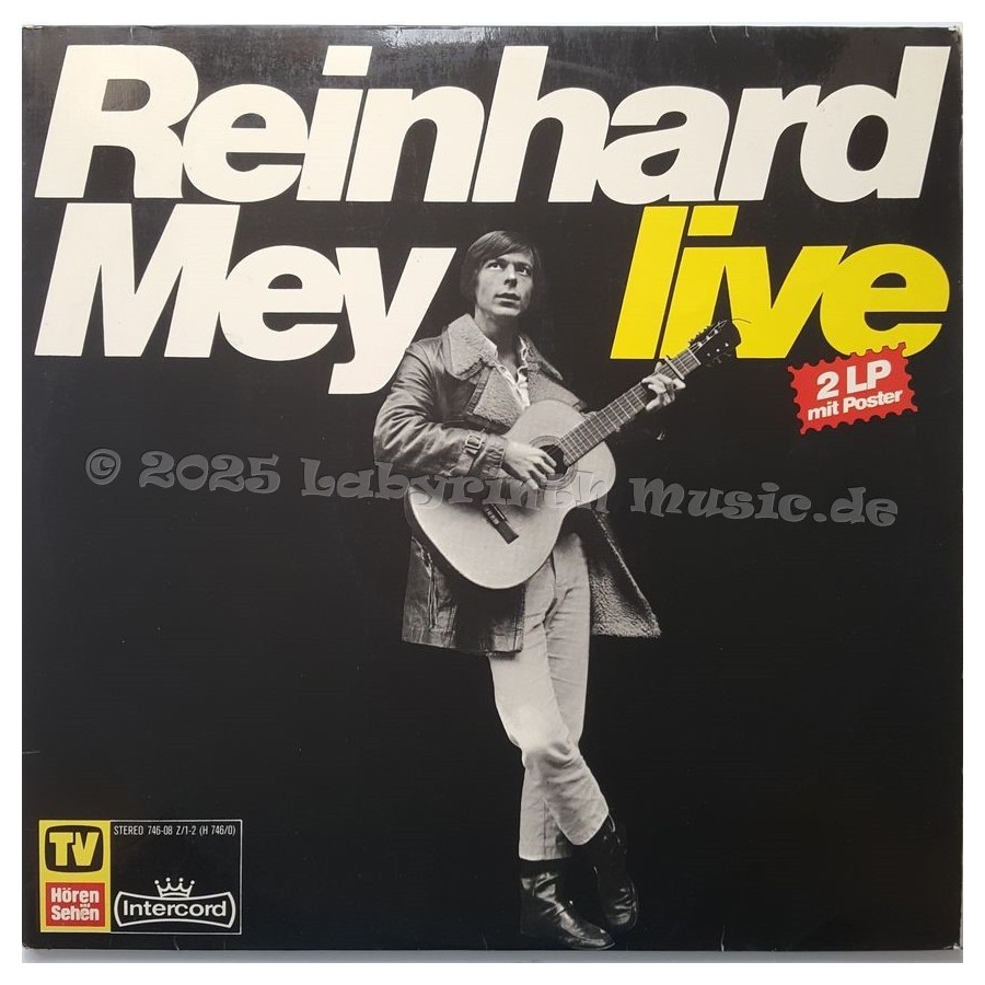 Reinhard Mey - Live • 12" Vinyl LP - Labyrinth Music