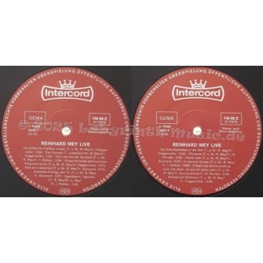 Reinhard Mey - Live • 12" Vinyl LP - Labyrinth Music