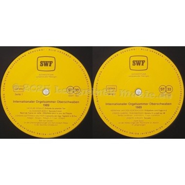 Various - Internationaler Orgelsommer • Oberschwaben 1989 • 12" Vinyl LP • MINT - Labyrinth Music