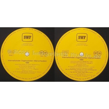 Various - Internationaler Orgelsommer • Oberschwaben 1989 • 12" Vinyl LP • MINT - Labyrinth Music