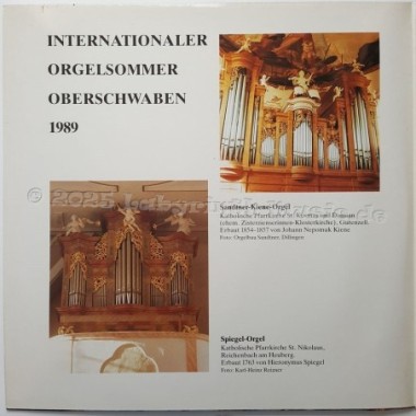 Various - Internationaler Orgelsommer • Oberschwaben 1989 • 12" Vinyl LP • MINT - Labyrinth Music
