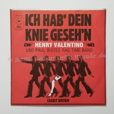 Henry Valentino • Paul Bistes Rag-time-band - Ich Hab' Dein Knie Geseh'n • 7" Vinyl • NM - Labyrinth Music