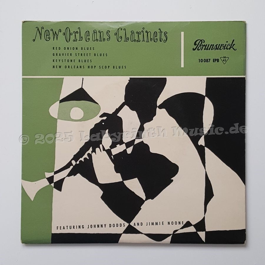Johnny Dodds • Jimmie Noone - New Orleans Clarinets • 7" Vinyl • EX - Labyrinth Music