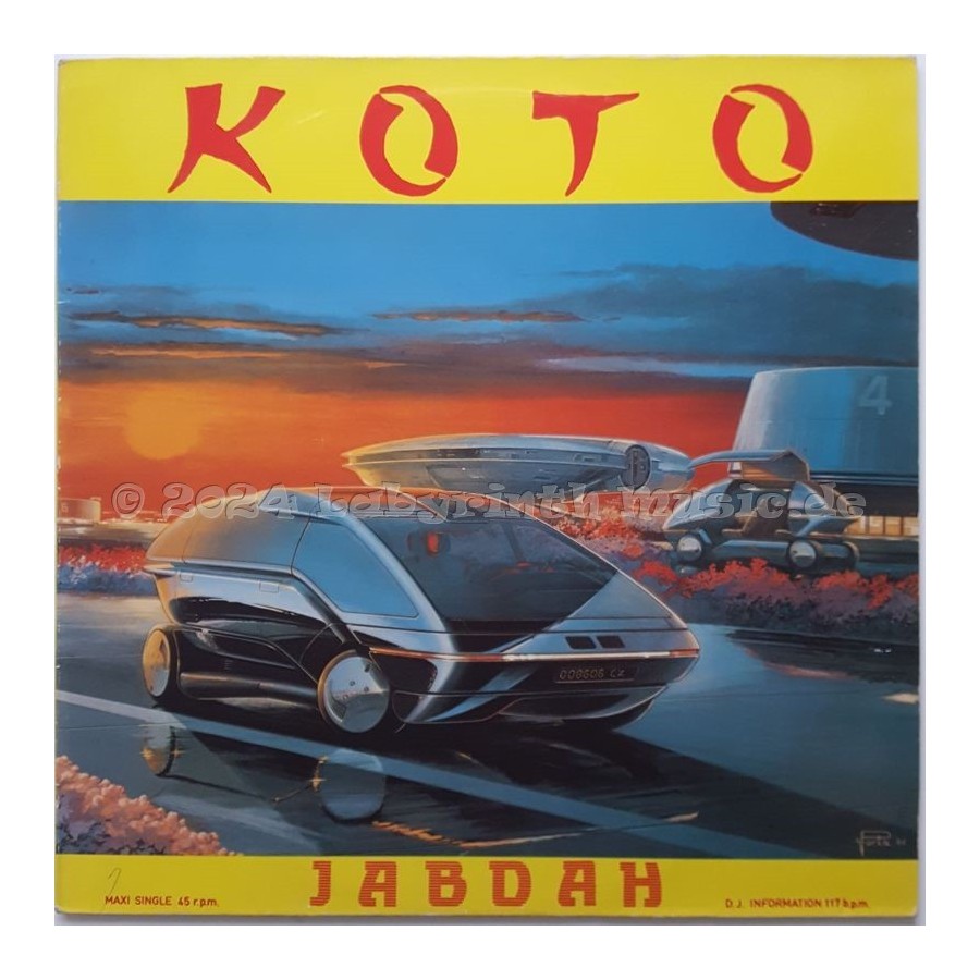 Koto - Jabdah • 12" Vinyl Maxi - Labyrinth Music