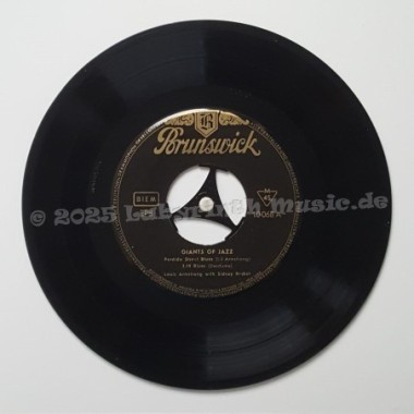 Louis Armstrong With Sidney Bechet - Giants Of Jazz • 7" Vinyl - Labyrinth Music