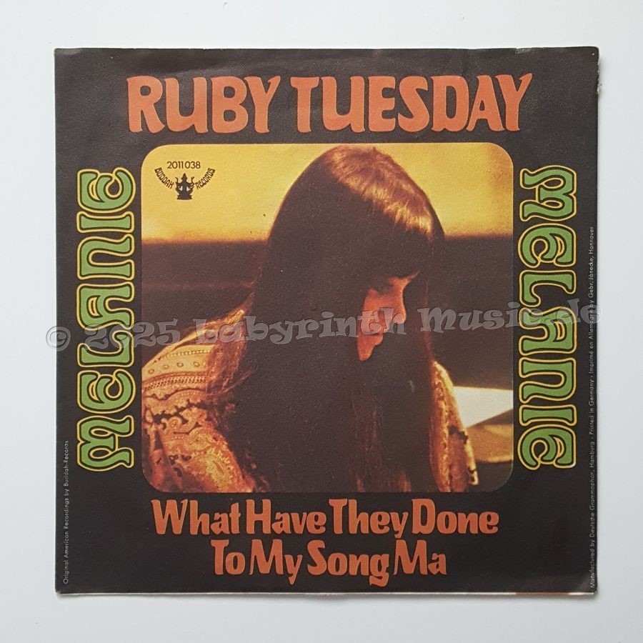Melanie - Ruby Tuesday • 7" Vinyl - Labyrinth Music