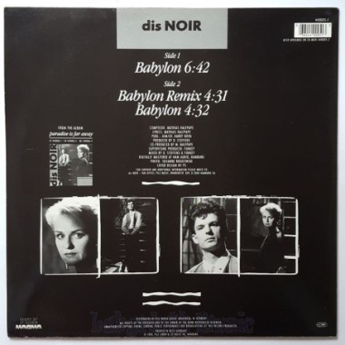Dis Noir - Babylon  • 12" Vinyl Maxi • EX - Labyrinth Music