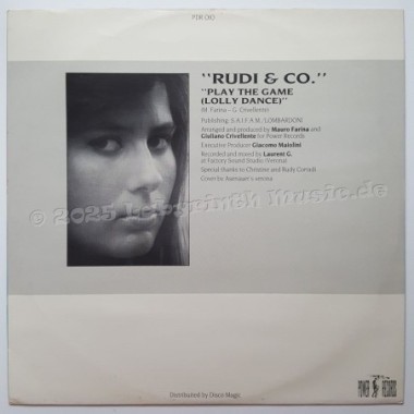 Rudy & Co. - Play The Game (Lolly Dance) • 12" Vinyl Maxi • NM - Labyrinth Music