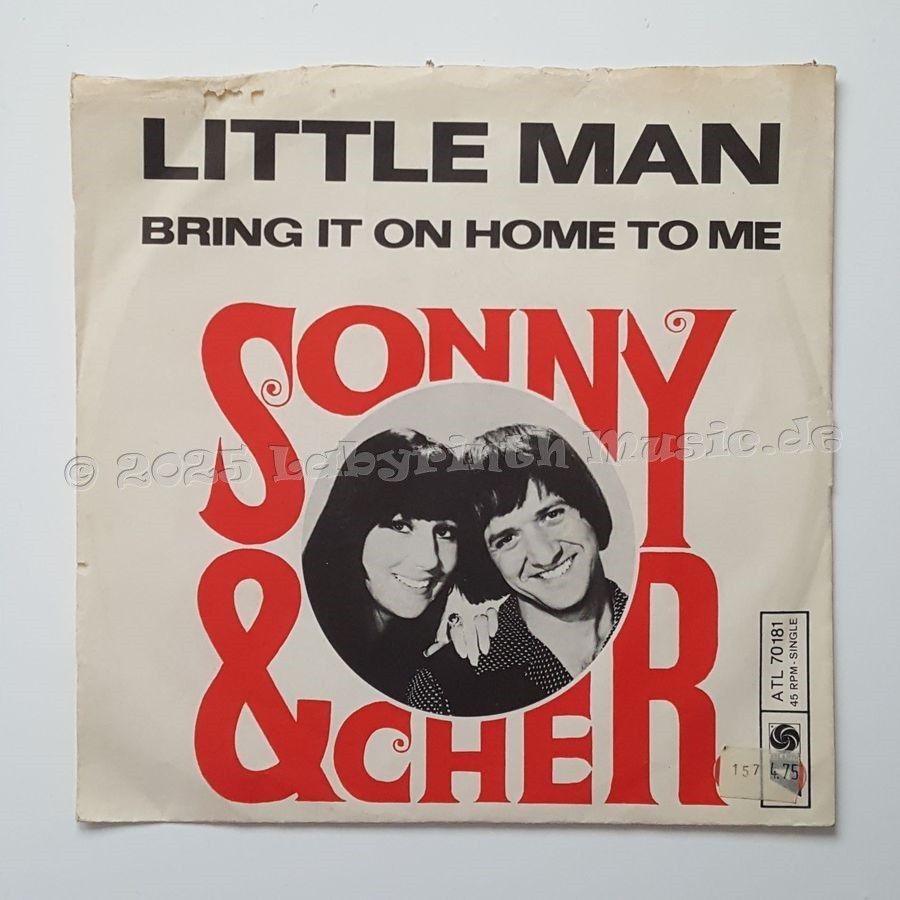 Sonny & Cher - Little Man • 7" Vinyl - Labyrinth Music