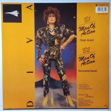 Diva - Man Of Action • 12" Vinyl Maxi • NM - Labyrinth Music