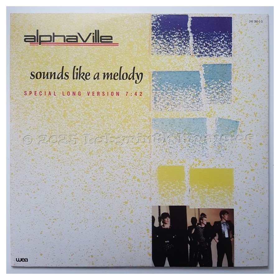 Alphaville - Sounds Like A Melody • Special Long Version • 12" Vinyl Maxi • MINT - Labyrinth Music