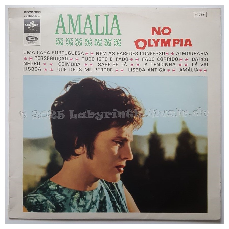 Amália - No Olympia • 12" Vinyl LP • EX - Labyrinth Music