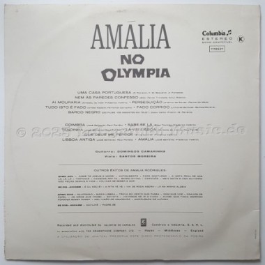 Amália - No Olympia • 12" Vinyl LP • EX - Labyrinth Music
