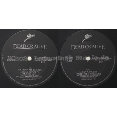 Dead Or Alive - You Spin Me Round • Murder Mix • 12" Vinyl Maxi • MINT - Labyrinth Music