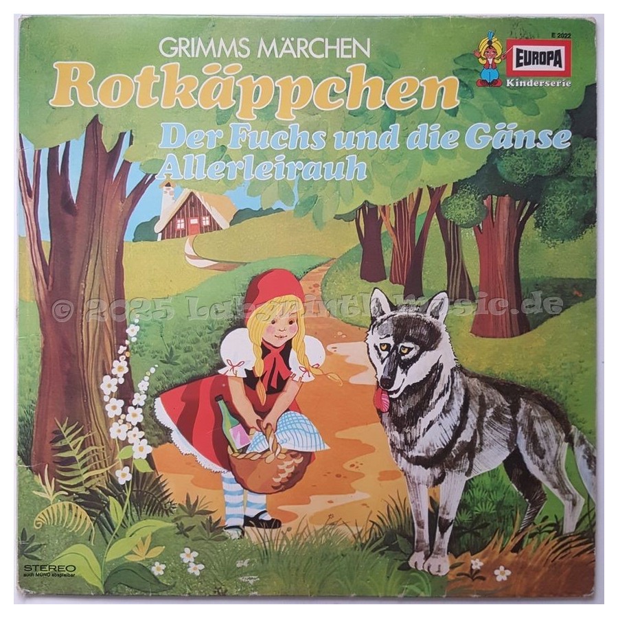 Gebrüder Grimm - Rotkäppchen • Der Fuchs Und Die Gänse • 12" Vinyl LP - Labyrinth Music
